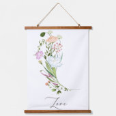 ワイルドフラワーラブ 吊り下げ型タペストリー (正面)