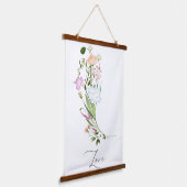 ワイルドフラワーラブ 吊り下げ型タペストリー (傾斜あり)