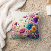 ワイルドフラワーラプソディ クッション (ブランケット)