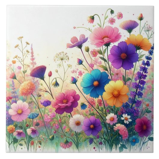 ワイルドフラワーラプソディ タイル (正面)