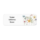 ワイルドフラワーラベル ラベル (正面)