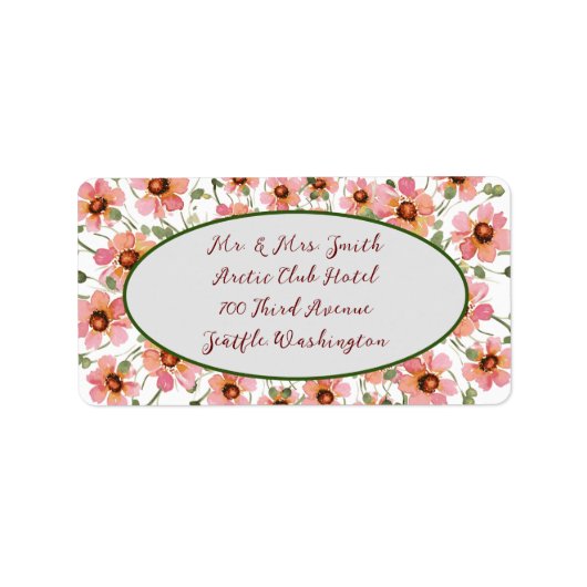 ワイルドフラワーラベル ラベル (正面)