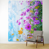 ワイルドフラワーランドスケープ写真 タペストリー (インサイチュ)