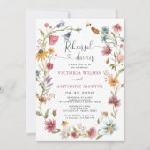 ワイルドフラワーリハーサルディナー招待状 招待状 (正面)