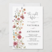 ワイルドフラワーリハーサルディナー招待状 招待状 (正面)