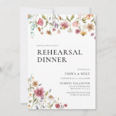 ワイルドフラワーリハーサルディナー招待状 招待状 (正面)