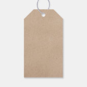 ワイルドフラワーリースオンクラフトカントリーウェディング ギフトタグ (裏面)