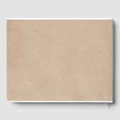 ワイルドフラワーリースオンクラフトカントリーウェディング ゲストブック (裏面)