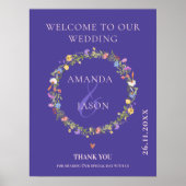 ワイルドフラワーリースフローラへようこそ結婚 ポスター (正面)