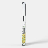 ワイルドフラワーリースブルーウォーターパーソナライズされたカラー Case-Mate iPhoneケース (裏面 / 右)