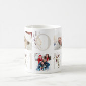 ワイルドフラワーレターMOM |母の日 コーヒーマグカップ (中央)