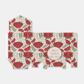 ワイルドフラワーレッドポピー赤ちゃんシャワー フェイバーボックス (折り畳みなし)