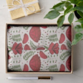 ワイルドフラワーレッドポピー赤ちゃんシャワー 薄葉紙 (ギフト)