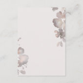 ワイルドフラワーロマンス披露宴挿入カード エンクロージャーカード (裏面)