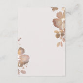 ワイルドフラワーロマンス披露宴挿入カード エンクロージャーカード (裏面)