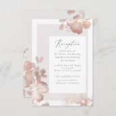 ワイルドフラワーロマンス披露宴挿入カード エンクロージャーカード (正面/裏面)