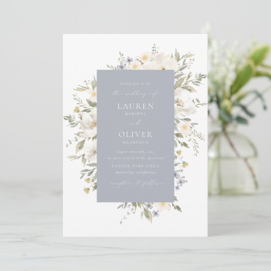 ワイルドフラワーロマンス招待状 招待状 (スタンド正面)