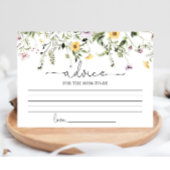 ワイルドフラワーロマンチックなフローラアドバイスママの両親 エンクロージャーカード