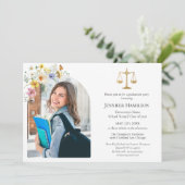 ワイルドフラワーロースクール卒業パーティーの写真 招待状 (スタンド正面)