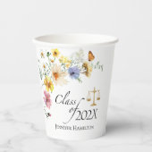 ワイルドフラワーロースクール | 卒業クラス 紙コップ (正面)