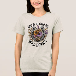 ワイルドフラワーワイルドウマ トライブレンドＴシャツ