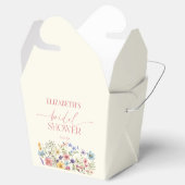 ワイルドフラワーワイルドフラワーフローラブライダルシャワー フェイバーボックス (オープン)