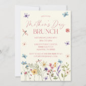 ワイルドフラワーワイルドフラワーフローラマザーズデイブランチ 招待状 (正面)