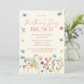ワイルドフラワーワイルドフラワーフローラマザーズデイブランチ 招待状 (スタンド正面)
