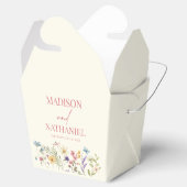 ワイルドフラワーワイルドフラワーフローラ庭園の結婚式 フェイバーボックス (オープン)