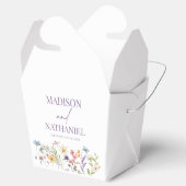 ワイルドフラワーワイルドフラワーフローラ庭園の結婚式 フェイバーボックス (オープン)