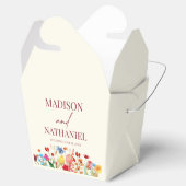 ワイルドフラワーワイルドフラワーフローラ庭園の結婚式 フェイバーボックス (オープン)