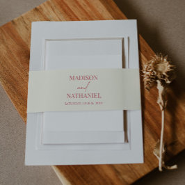 ワイルドフラワーワイルドフラワーフローラ庭園の結婚式 招待状ベリーバンド