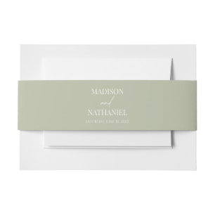 ワイルドフラワーワイルドフラワーフローラ庭園の結婚式 招待状ベリーバンド