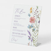 ワイルドフラワーワイルドフラワー結婚フローラバー 台座サイン (正面)