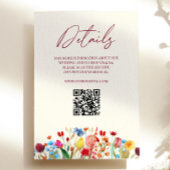 ワイルドフラワーワイルドフラワー結婚フローラ詳細 エンクロージャーカード