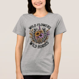 ワイルドフラワーワイルドホース トライブレンドTシャツ