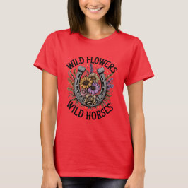 ワイルドフラワーワイルドホース Tシャツ