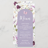 ワイルドフラワーワイルドワンバタフライガーデンパーティーメニュー メニュー (正面/裏面)