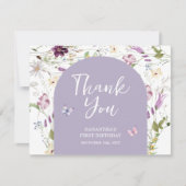 ワイルドフラワーワイルドワンバタフライガーデンパーティー サンキューカード (正面)