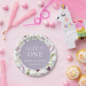 ワイルドフラワーワイルドワンバタフライガーデンパーティー ペーパープレート (パーティー)