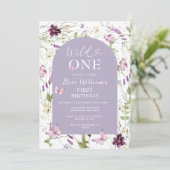 ワイルドフラワーワイルドワンバタフライガーデンパーティー 招待状 (スタンド正面)