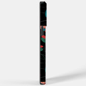 ワイルドフラワーワンダーランド |様式化された花のパターン Case-Mate iPhoneケース (裏面 / 右)