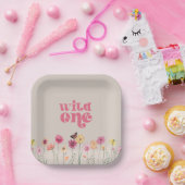 ワイルドフラワーワンワイルドフラワーパーティープレート ペーパープレート (パーティー)