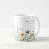 ワイルドフラワー事業 コーヒーマグカップ (正面右)