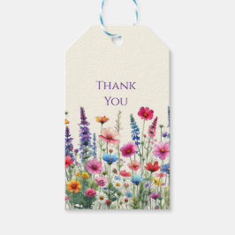 ワイルドフラワー交響曲結婚の – ギフトタグ