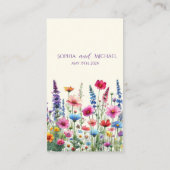 ワイルドフラワー交響曲 – RSVP-QRコード – 名刺 (裏面)