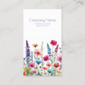 ワイルドフラワー交響楽団 名刺 (裏面)