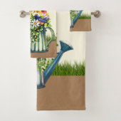 ワイルドフラワー付き水缶 バスタオルセット (インサイチュ)