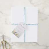 ワイルドフラワー価格ラベル ギフトタグ (より糸付き)