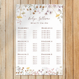 ワイルドフラワー価格表ポスター ポスター